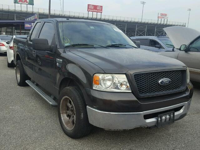 1FTRX12V96KC47225 - 2006 FORD F150 GRAY photo 1