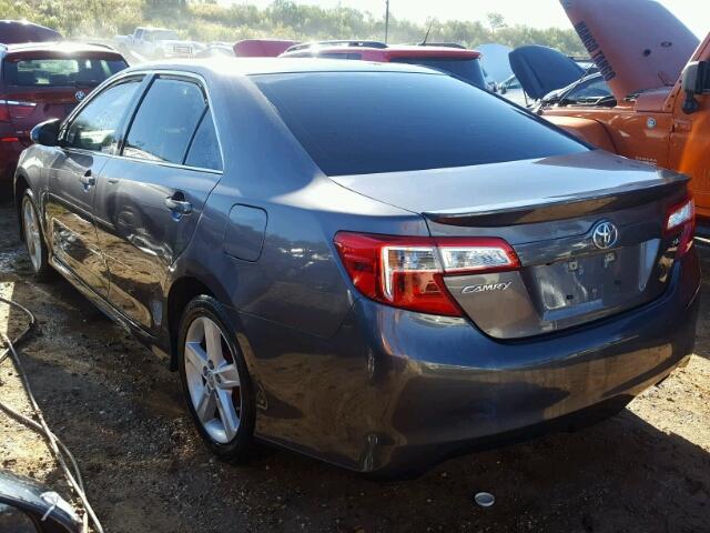 4T1BF1FK6EU460586 - 2014 TOYOTA CAMRY L GRAY photo 3