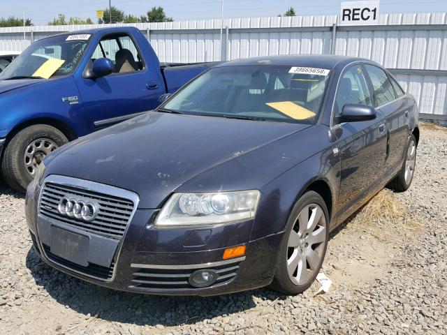 WAUDL74F35N113254 - 2005 AUDI A6 4.2 QUA GRAY photo 2