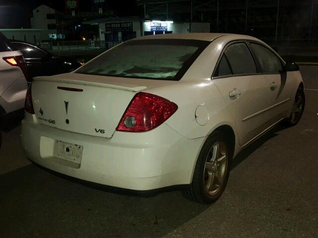 1G2ZG58N174140792 - 2007 PONTIAC G6 BASE WHITE photo 4