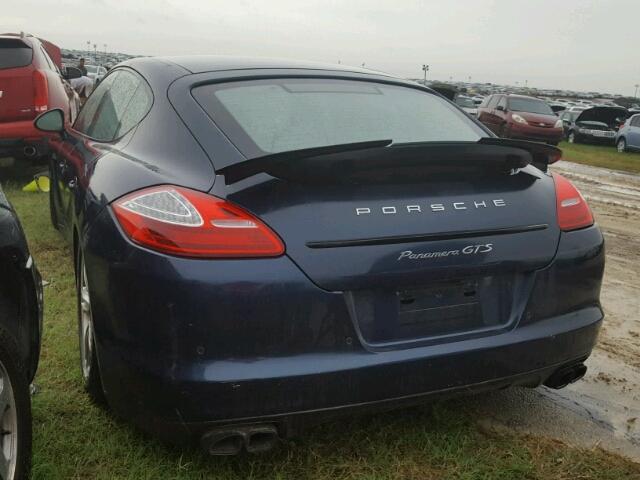 WP0AF2A78DL076788 - 2013 PORSCHE PANAMERA BLUE photo 3