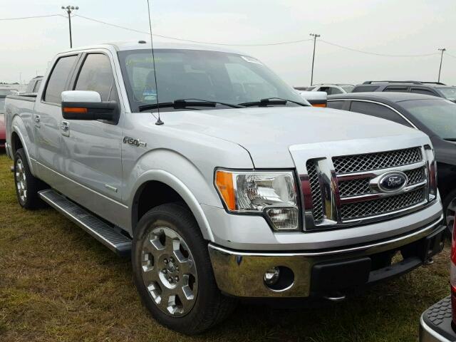 1FTFW1ET6CKD94162 - 2012 FORD F150 SUPER SILVER photo 1