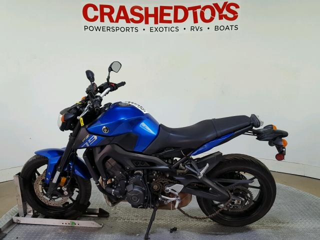 JYARN33EXGA009628 - 2016 YAMAHA FZ09 BLUE photo 5