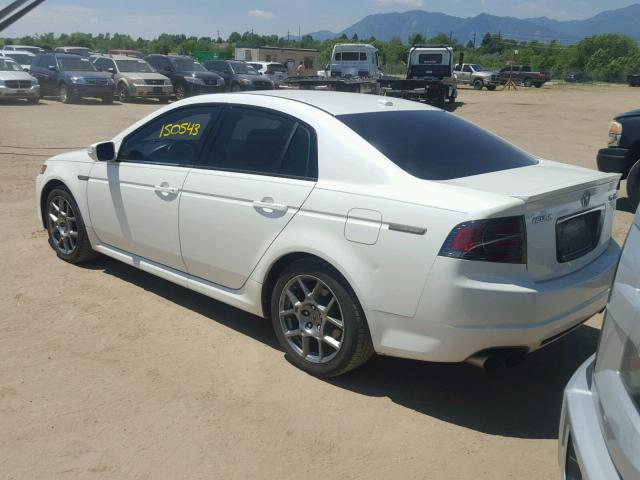 19UUA76637A020736 - 2007 ACURA TL TYPE S WHITE photo 3