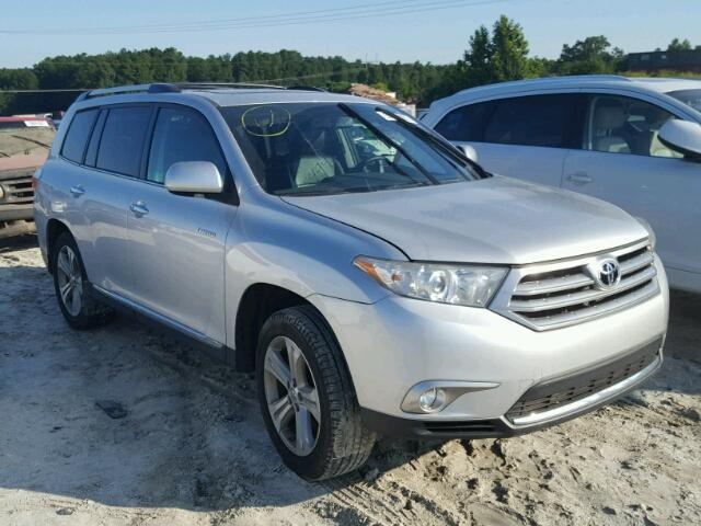 5TDYK3EH8CS089122 - 2012 TOYOTA HIGHLANDER SILVER photo 1