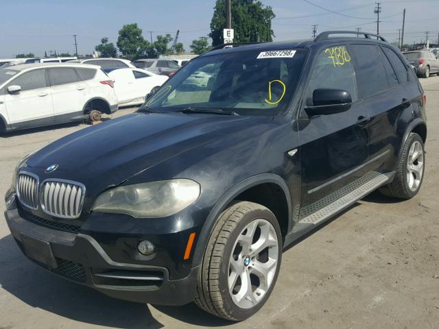 5UXFE835X8L168528 - 2008 BMW X5 4.8I BLACK photo 2