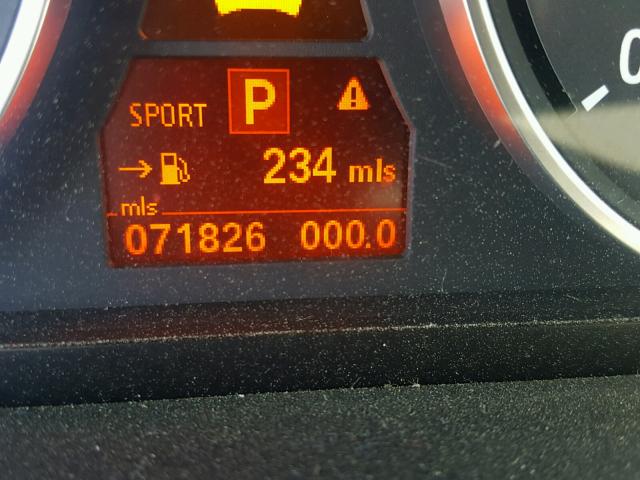 5UXFE835X8L168528 - 2008 BMW X5 4.8I BLACK photo 8