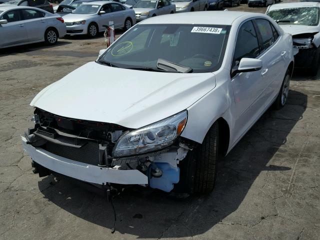 1G11C5SL9EF281535 - 2014 CHEVROLET MALIBU 1LT WHITE photo 2