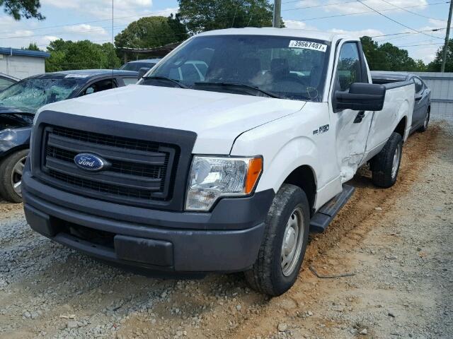 1FTMF1CM2DKE64566 - 2013 FORD F150 WHITE photo 2