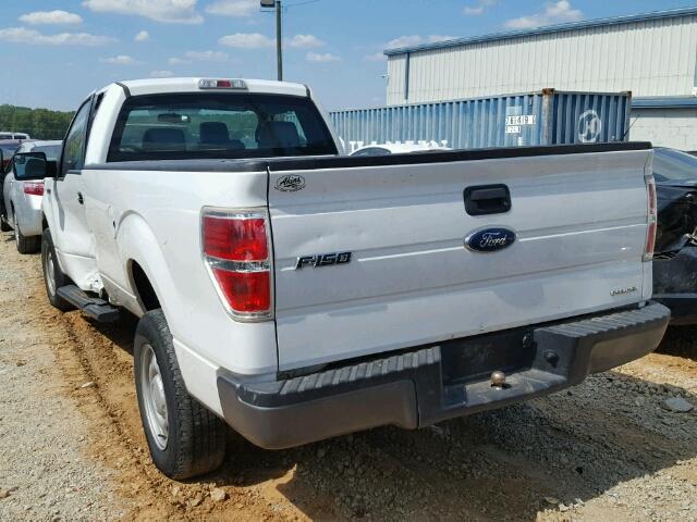 1FTMF1CM2DKE64566 - 2013 FORD F150 WHITE photo 3