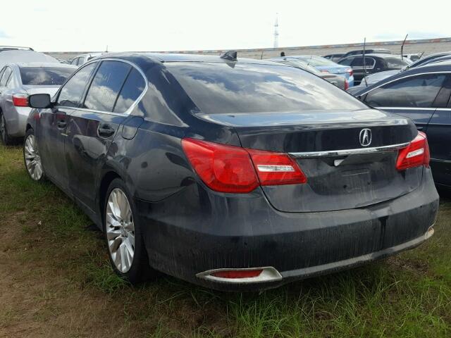 JH4KC1F70EC006718 - 2014 ACURA RLX BLACK photo 3