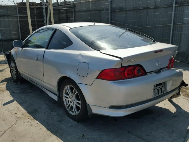 JH4DC54835S009162 - 2005 ACURA RSX SILVER photo 3