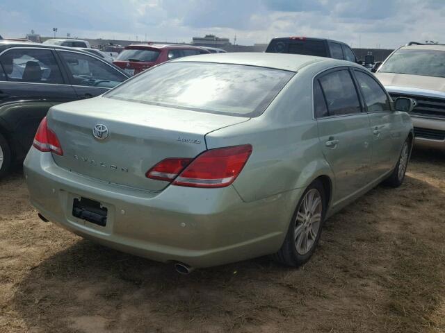 4T1BK36B05U044699 - 2005 TOYOTA AVALON XL GREEN photo 4