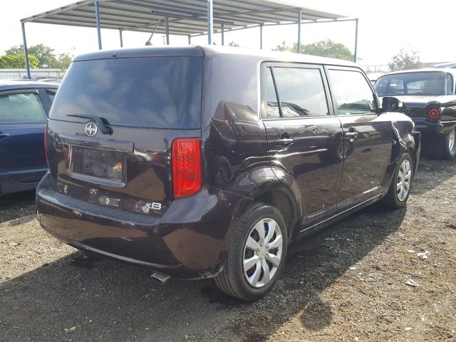 JTLKE50E791080895 - 2009 TOYOTA SCION XB Lila Foto 4