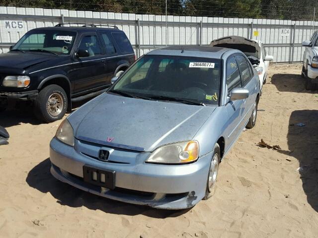 JHMES96693S026975 - 2003 HONDA CIVIC BLUE photo 2