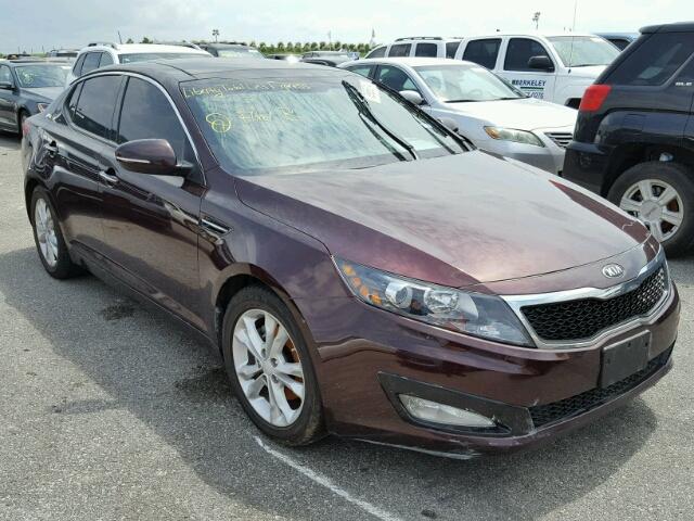 5XXGN4A74DG108712 - 2013 KIA OPTIMA EX MAROON photo 1