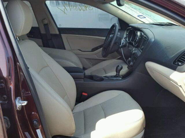 5XXGN4A74DG108712 - 2013 KIA OPTIMA EX MAROON photo 5