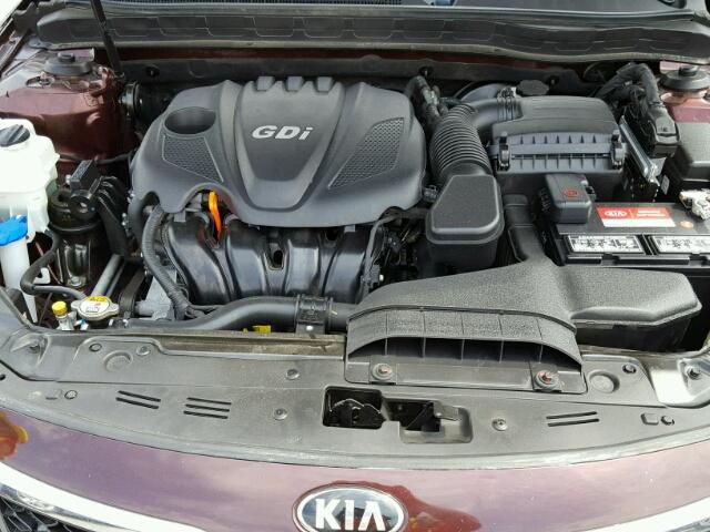 5XXGN4A74DG108712 - 2013 KIA OPTIMA EX MAROON photo 7