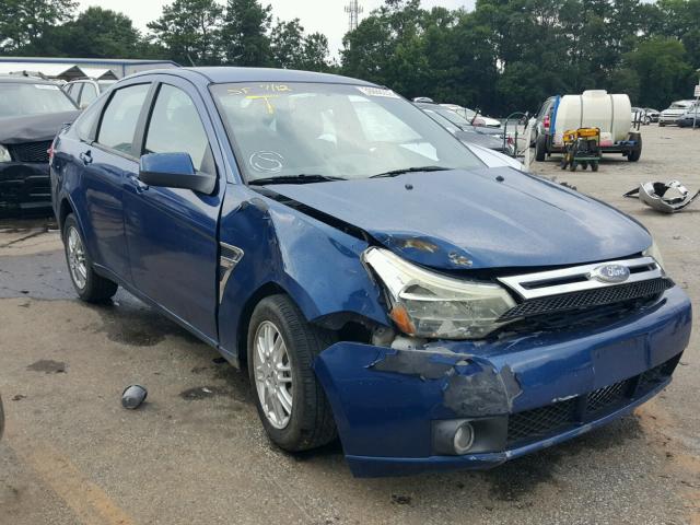 1FAHP36N19W213784 - 2009 FORD FOCUS SES BLUE photo 1