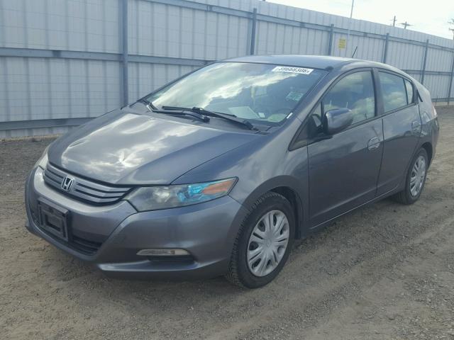 JHMZE2H59AS014651 - 2010 HONDA INSIGHT LX GRAY photo 2