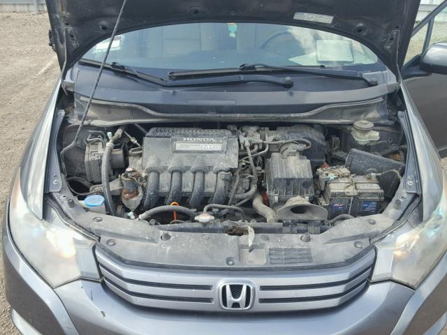 JHMZE2H59AS014651 - 2010 HONDA INSIGHT LX GRAY photo 7