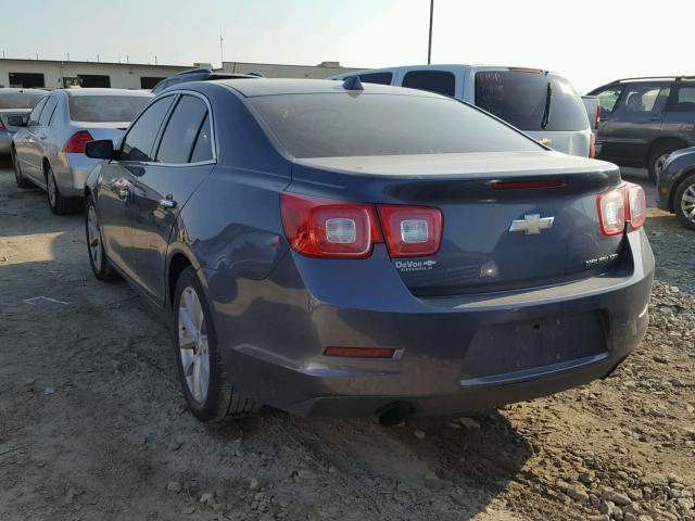 1G11H5SA2DF167939 - 2013 CHEVROLET MALIBU LTZ 蓝色 照片 3