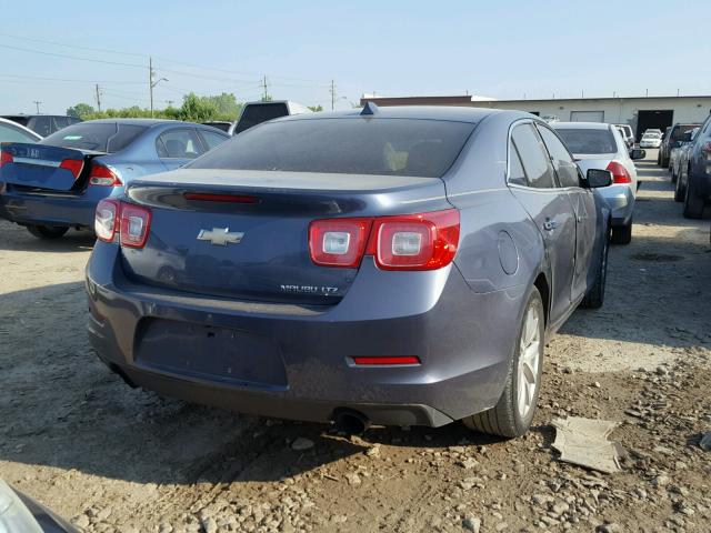 1G11H5SA2DF167939 - 2013 CHEVROLET MALIBU LTZ 蓝色 照片 4