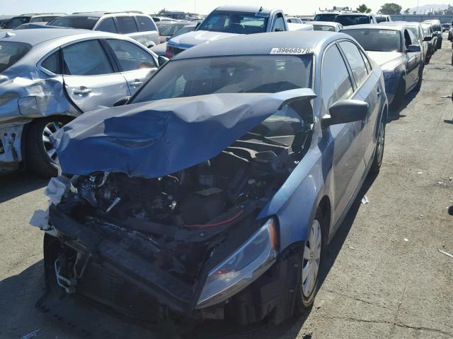 3VW2K7AJ4FM334926 - 2015 VOLKSWAGEN JETTA BASE 蓝色 照片 2