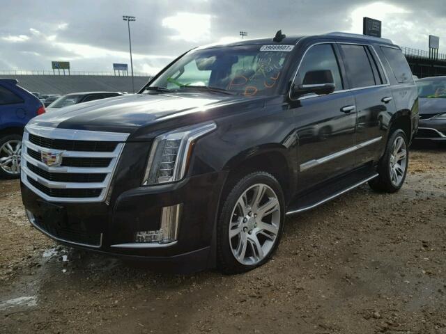 1GYS4BKJ8GR241920 - 2016 CADILLAC ESCALADE BLACK photo 2