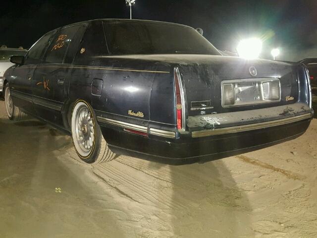 1G6KD54Y3WU785578 - 1998 CADILLAC DEVILLE BLUE photo 3