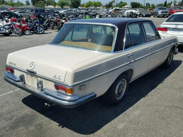 00010806712000173 - 1972 MERCEDES-BENZ 280SE BEIGE photo 4