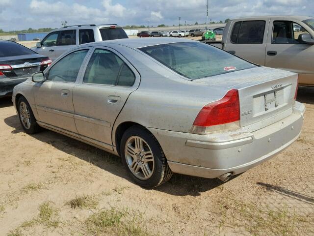 YV1RS592X82688635 - 2008 VOLVO S60 SILVER photo 3