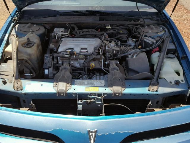 1G2WJ12M6TF262530 - 1996 PONTIAC GRAND PRIX TURQUOISE photo 7