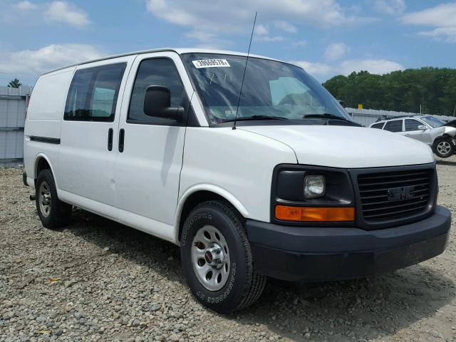 1GTS7AFX0C1125237 - 2012 GMC SAVANA G15 WHITE photo 1