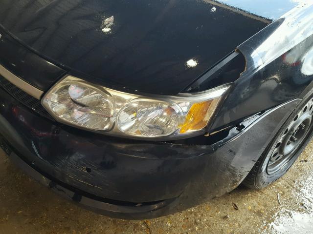 1G8AJ52F74Z178127 - 2004 SATURN ION BLACK photo 9