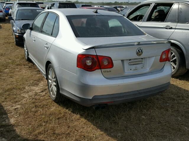 3VWWJ71K17M100340 - 2007 VOLKSWAGEN JETTA GLI SILVER photo 3