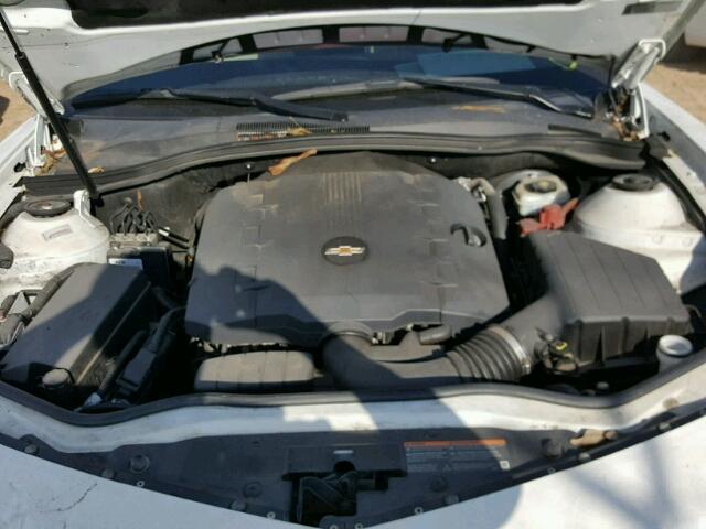 2G1FC1EV2A9216220 - 2010 CHEVROLET CAMARO LT WHITE photo 7