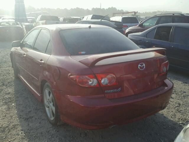 1YVHP80C155M44659 - 2005 MAZDA 6 I Rojo foto 3
