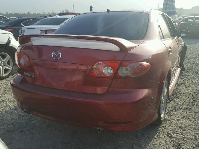 1YVHP80C155M44659 - 2005 MAZDA 6 I Rojo foto 4