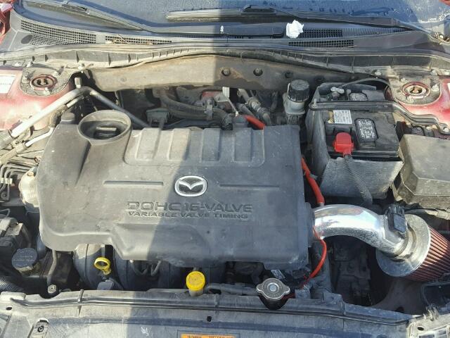 1YVHP80C155M44659 - 2005 MAZDA 6 I Rojo foto 7