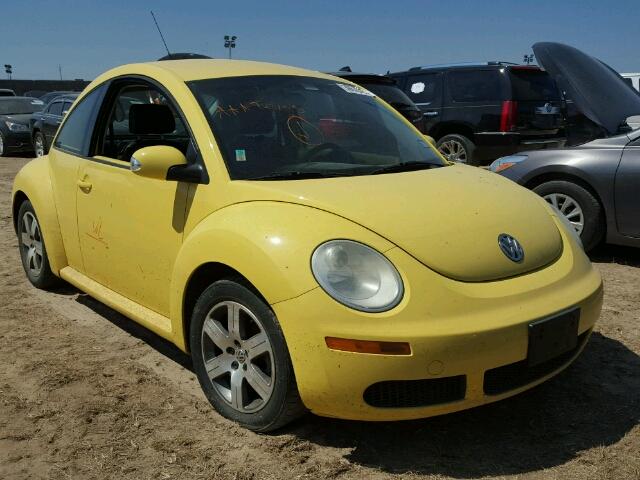 3VWPW31C16M423440 - 2006 VOLKSWAGEN NEW BEETLE YELLOW photo 1