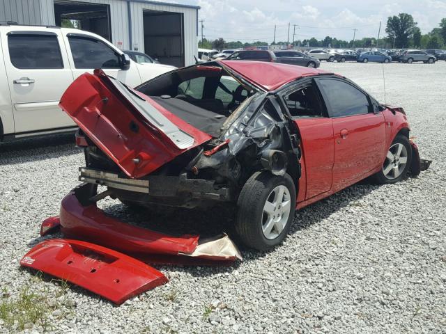 1G8AN15FX7Z107520 - 2007 SATURN ION LEVEL RED photo 4