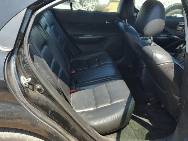 1YVHP84D545N93996 - 2004 MAZDA 6 BLACK photo 6