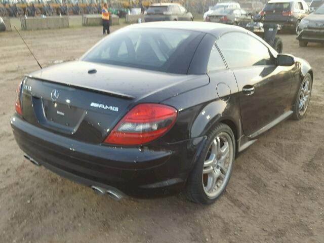 WDBWK73F56F108969 - 2006 MERCEDES-BENZ SLK 55 AMG BLACK photo 4