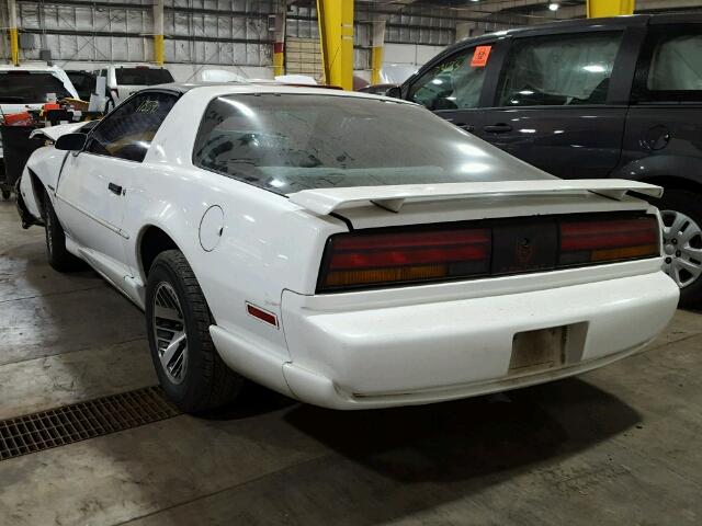 1G2FS23TXML204111 - 1991 PONTIAC FIREBIRD WHITE photo 3