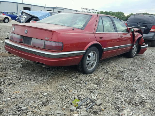 1G6KS52Y9SU814584 - 1995 CADILLAC SEVILLE SL MAROON photo 4