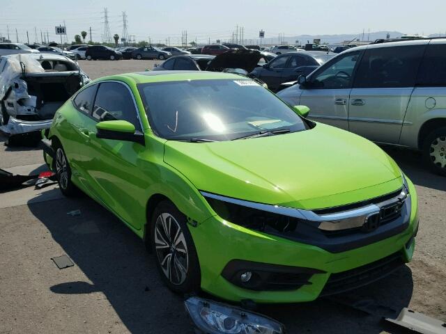 2HGFC3B38GH360327 - 2016 HONDA CIVIC EX მწვანე ფოტო 1