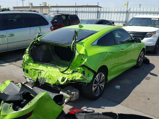 2HGFC3B38GH360327 - 2016 HONDA CIVIC EX GREEN photo 4