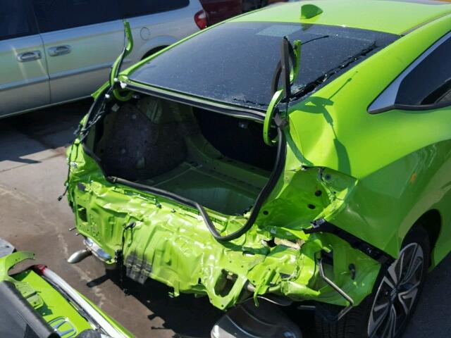 2HGFC3B38GH360327 - 2016 HONDA CIVIC EX GREEN photo 9