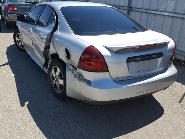 2G2WP522951346565 - 2005 PONTIAC GRAND PRIX SILVER photo 3